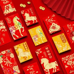 [ Set 100 Xấp ] Lì Xì [ Xấp 6 Cái / Size To ] - 20613