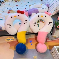 [ Set 2 Cái ] Gối Chữ U Hello Kitty - 20687