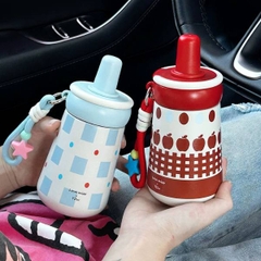 [ Set 2 Cái ] Bình Giữ Nhiệt [ 380ml / Inox 316 ] - 21066