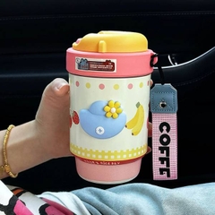 [ Set 2 Cái ] Bình Giữ Nhiệt [ 500ml / Inox 316 / Tráng Gốm ] - 21067