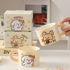 [ Set 2 Cái ] Cốc Sứ [ Hộp Màu ] - 21274