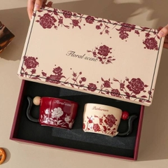[ Set 2 Bộ ] Quà Tặng Cốc Sứ [ Bộ 2 Cái / Hộp Quà Cao Cấp ] - 21276