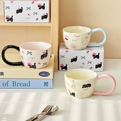 [ Set 2 Cái ] Cốc Sứ [ Hộp Màu ] - 21283