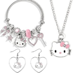 [ Set 2 Bộ 3 Món ] Vòng Tay Hello Kitty [ Điều Chỉnh Size ] - 21328