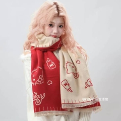 [ Set 2 Cái ] Khăn Choàng Hello Kitty [ 70*200cm ] - 21298