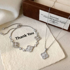 [ Set 2 Cái ] Vòng Tay / Dây Chuyền [ Zirconium ] - 21499