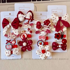 [ Set 12 Vỉ ] Kẹp Tóc [ Vỉ 5 Cái ] - 21477