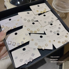 [ Set 5 Vỉ ] Bông Tai [ Titan ] - 21558