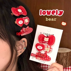 [ Set 10 Vỉ ] Kẹp Tóc [ Vỉ 3 Cái ] - 21894