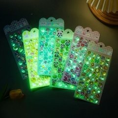 [ Set 12 Túi ] Sticker Nổi Dạ Quang - 22073