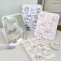 [ Set 8 Cái ] Gương Gấp [ Vỏ Da PU ] - 22119