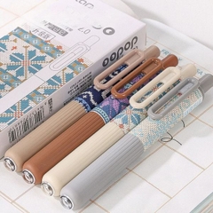 [ Set 10 Hộp ] Bút Bi Gel Doudou 2.0 [ 0.5mm - Đen - 1 Hộp 4 Cây ] - 95856