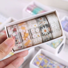 [ Set 6 Hộp ] Washi Tape [ Hộp 5 Cuộn ] - 16704