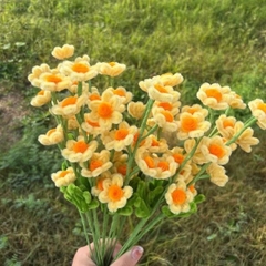 [ Set 50 Hoa / 10 Nhánh ] Hoa Cúc Kẽm Nhung [ Đã Hoàn Thiện ] - 18179