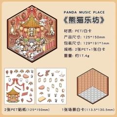 [ Set 50 Túi ] Sticker Trang Trí 3D / Hơn 50 Mẫu [ 13*19cm ] - 18516