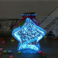 [ Set 10 Cái ] Bình Đựng Sao Dạ Quang [ Giao Nhiều Màu -  Chỉ Bình Và Nắp ] - 96143