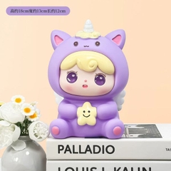 [ Set 2 Cái ] Hộp Đựng Tiền Tiết Kiệm [ 	17*15*24cm - 	15*13*19cm ] - 17084