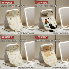 [ Set 4 Cái ] Gương Để Bàn LED [ 2 Size ] - 18329