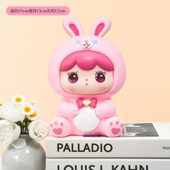 [ Set 2 Cái ] Hộp Đựng Tiền Tiết Kiệm [ 	17*15*24cm - 	15*13*19cm ] - 17084