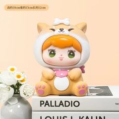 [ Set 2 Cái ] Hộp Đựng Tiền Tiết Kiệm [ 	17*15*24cm - 	15*13*19cm ] - 17084