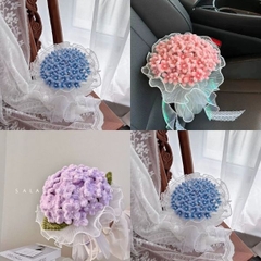 [ Set 2 Bó ] Hoa Kẽm Nhung 52 Hoa [ Đã Hoàn Thiện ] - 18180