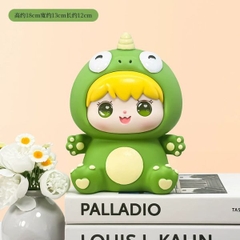 [ Set 2 Cái ] Hộp Đựng Tiền Tiết Kiệm [ 	17*15*24cm - 	15*13*19cm ] - 17084