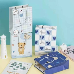 [ Set 24 Cái ] Túi Quà [ 19.5*9.5*24.5cm / Nhiều Mẫu ] - 22145