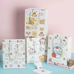 [ Set 24 Cái ] Túi Quà [ 19.5*9.5*24.5cm / Nhiều Mẫu ] - 22145