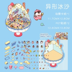 [ Set 10 Túi ] Sticker Trang Trí 3D [ 36 Mẫu ] - 935193