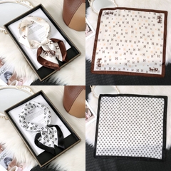 [ Set 10 Cái ] Khăn Lụa Vuông Hàn Quốc [ 70*70cm - Không Hôp ] - 18110