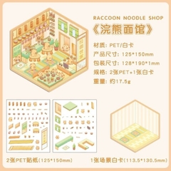 [ Set 50 Túi ] Sticker Trang Trí 3D / Hơn 50 Mẫu [ 13*19cm ] - 18516