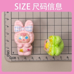 [ Set 10 Cái ] Charm 3D Thỏ Nơ - 922505