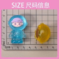 [ Set 10 Cái ] Charm 3D Dạ Quang Phi Hành Gia - 922507