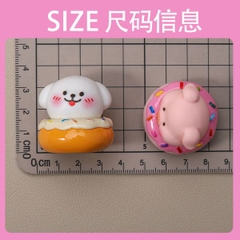 [ Set 10 Cái ] Charm 3D Thú Bánh Ngọt - 922524
