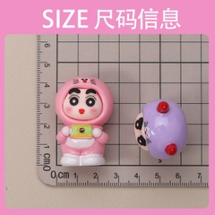 [ Set 10 Cái ] Charm 3D Cu Shin Cosplay Doraemon - 922528