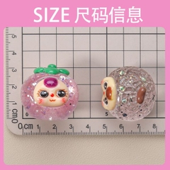 [ Set 10 Cái ] Charm 3D Trái Cây Baby Three - 922532