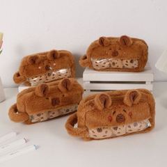 [ Set 4 Cái ] Túi Đựng Mỹ Phẩm / Bóp Bút Capybara - 920311