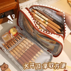 [ Set 2 Cái ] Bóp Bút Cao Cấp Capybara - 921109