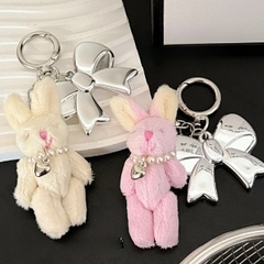 [ Set 4 Cái ] Móc Khóa Thỏ Bông - 922652