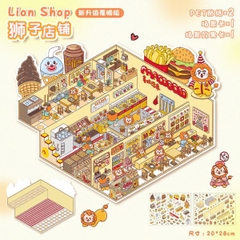 [ Set 10 Bộ ] Sticker Trang Trí 3D [ 20 x 28cm ] - 922796