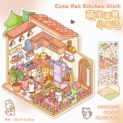 [ Set 20 Bộ ] Sticker Trang Trí 3D [ 16 x 22cm ] - 922804