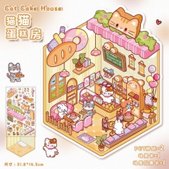 [ Set 20 Bộ ] Sticker Trang Trí 3D [ 14 x 22cm ] - 922805