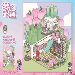 [ Set 10 Bộ ] Sticker Trang Trí 3D [ 21 x 30cm ] - 922813