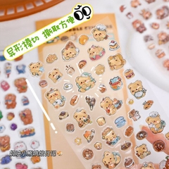 [ Set 12 Túi ] Sticker Nổi 3D Cute - 922820