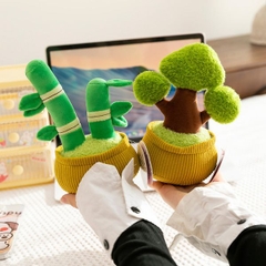 [ Set 2 Con ] Gấu Bông Chậu Cây Trang Trí [ Size 20cm ] - 922827
