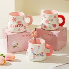 [ Set 2 Cái ] Ly Cốc Sứ [ Không Kèm Muỗng - Hộp Thường ] - 932267