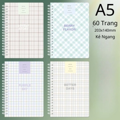 [ Set 20 Quyển ] Sổ Lò Xo [ A5 - Kẻ Ngang - 120 Trang ] - 932427