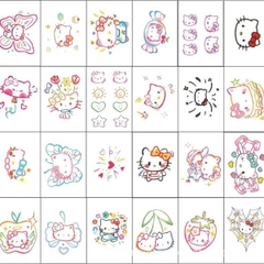 [ Set 10 Xấp ] Hình Xăm Nước [ 1 Xấp 24 Cái ] - 934627
