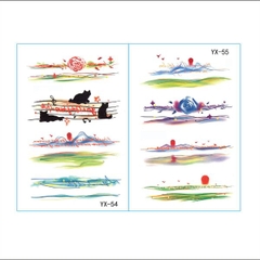 [ Set 30 Tấm ] Hình Xăm Nước - 934637