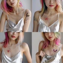 [ Set 10 Xấp ] Hình Xăm Nước [ 1 Xấp 8 Tấm ] - 934638